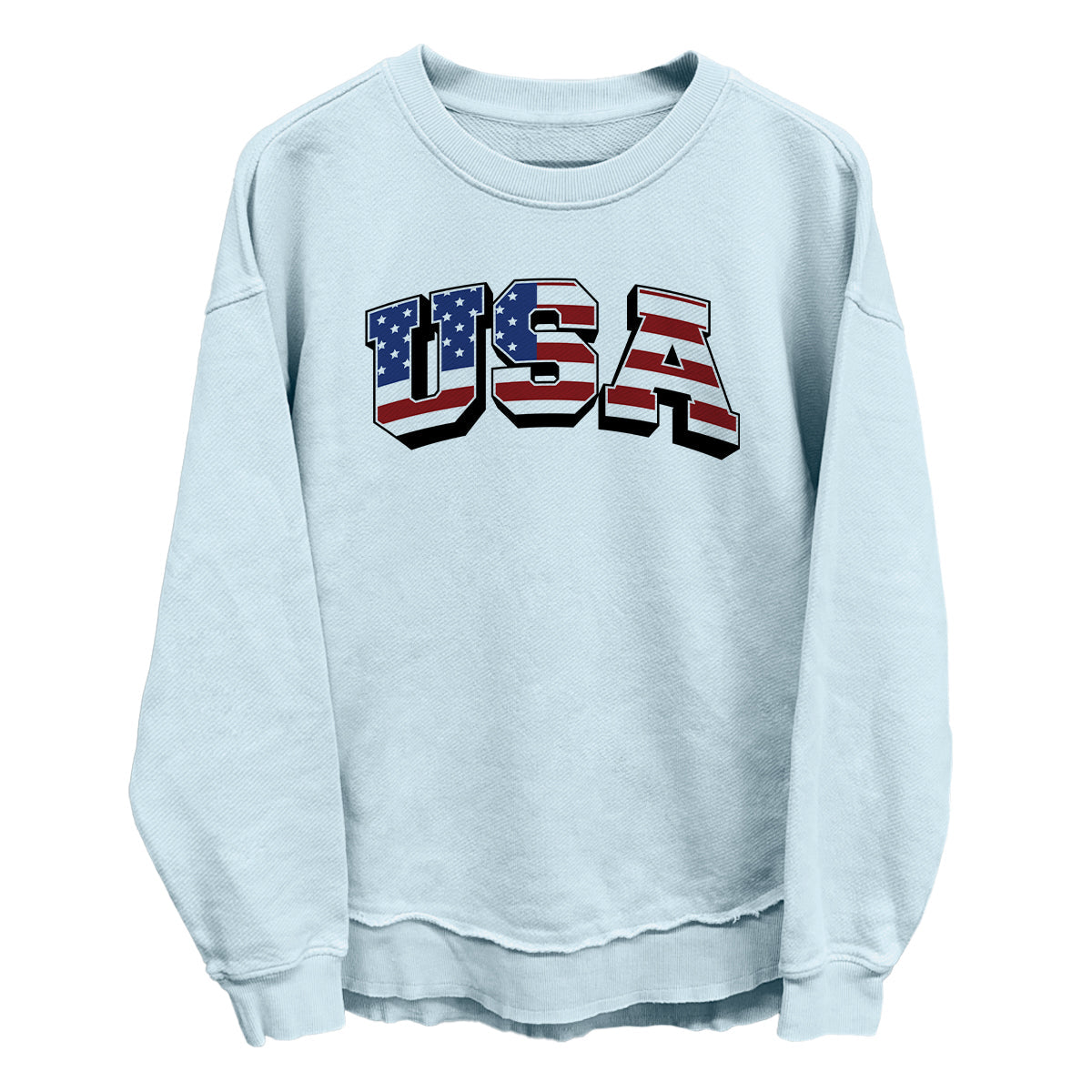 USA Flag Lettering (Front) Shield Republic