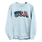 USA Flag Lettering (Front) Shield Republic