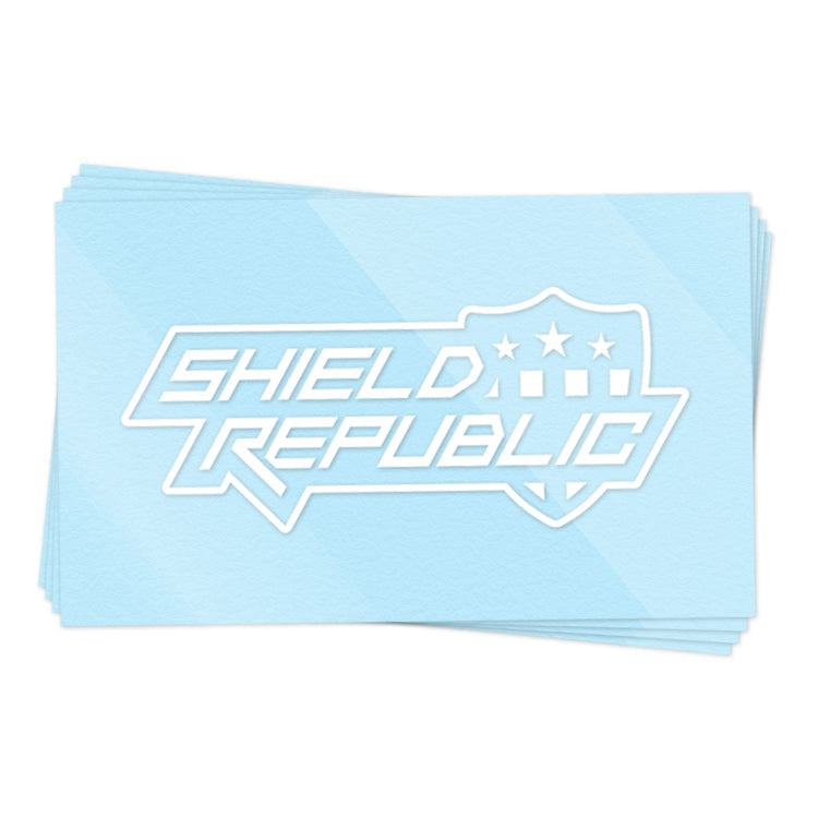 Stacked Logo Vinyl Decal Shield Republic