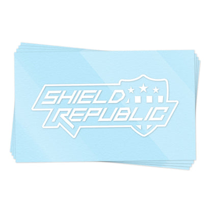 Stacked Logo Vinyl Decal Shield Republic
