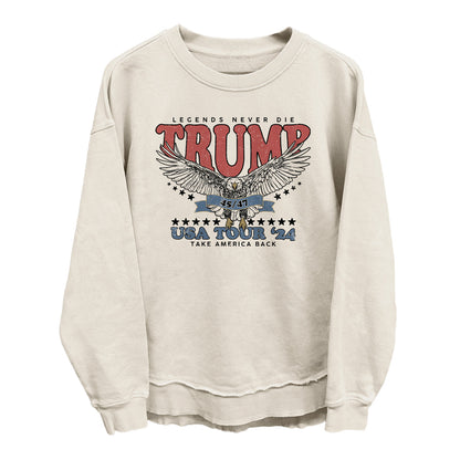 Legends Never Die Trump USA Tour 2024 Shield Republic