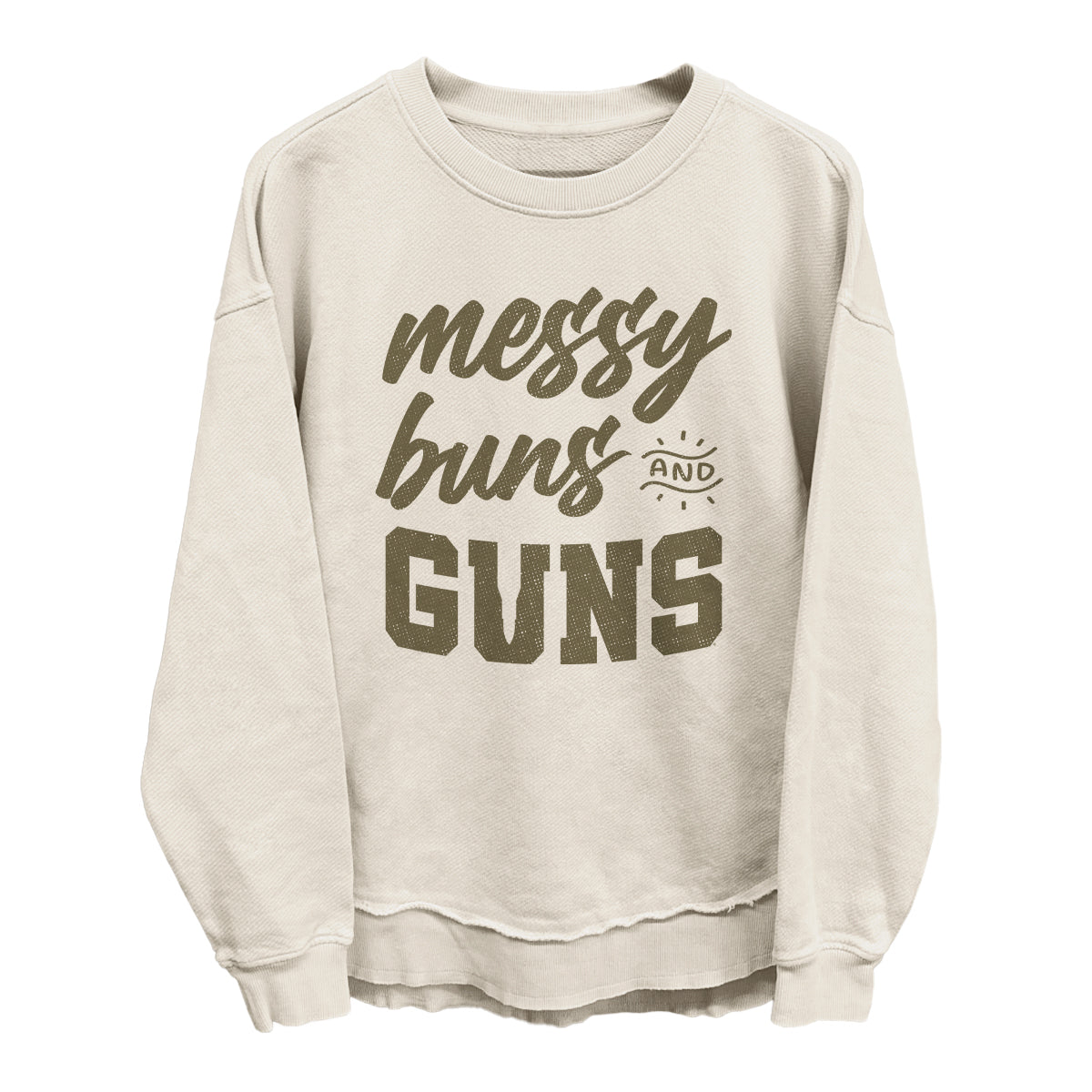 Messy Buns and Guns Shield Republic