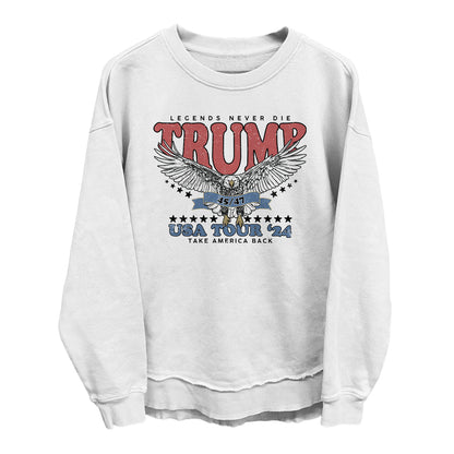 Legends Never Die Trump USA Tour 2024 Shield Republic