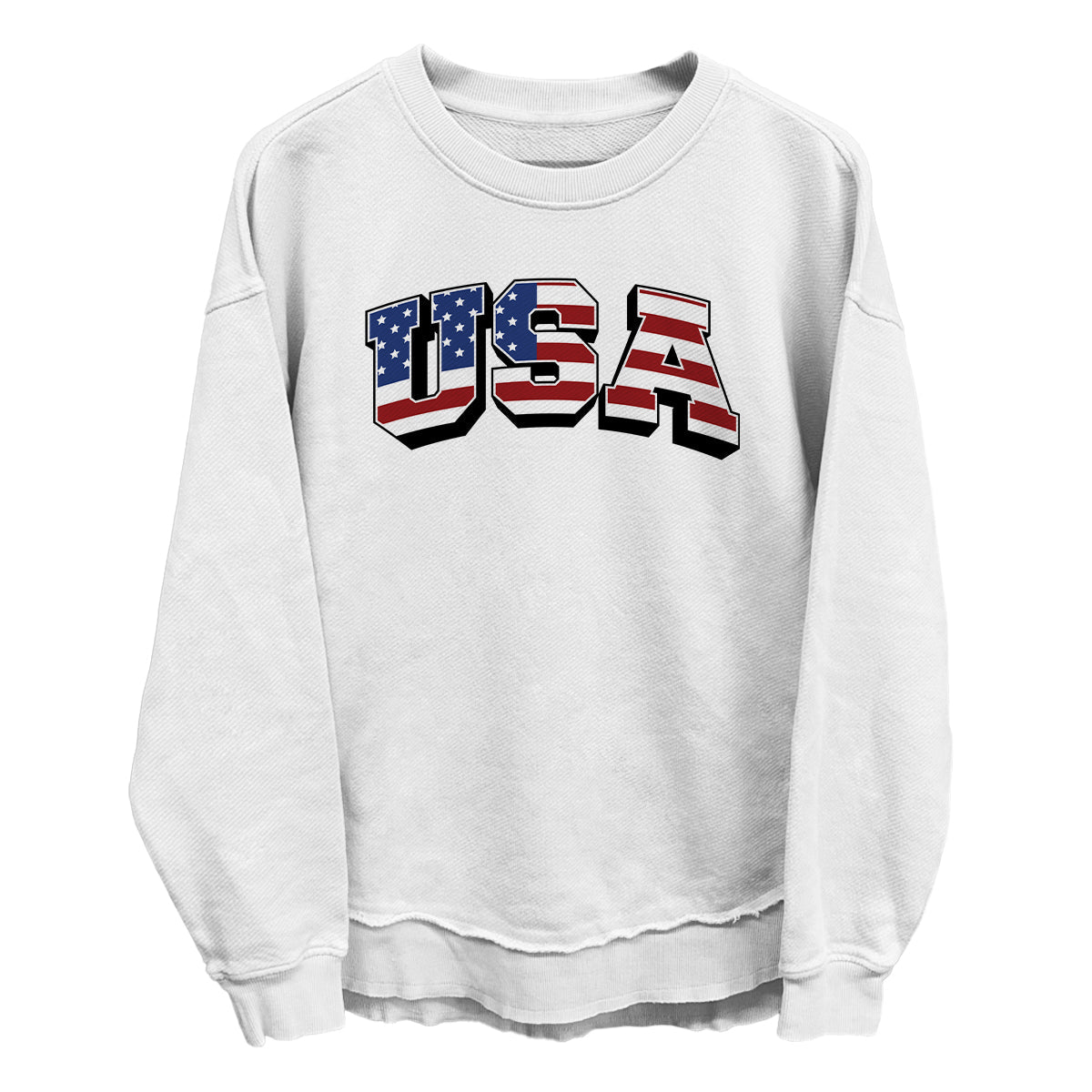 USA Flag Lettering (Front) Shield Republic