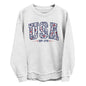 USA Floral Est 1776 (Front) Shield Republic