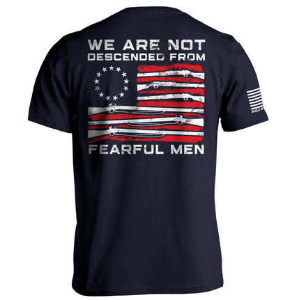 We Are Not Descended From Fearful Men Shield Republic