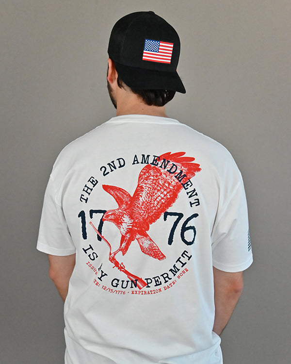 The 2nd Amendment is my Gun Permit Shield Republic