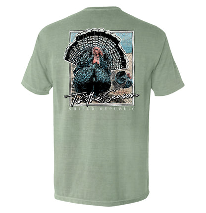 Tis the Season Turkey Shield Republic