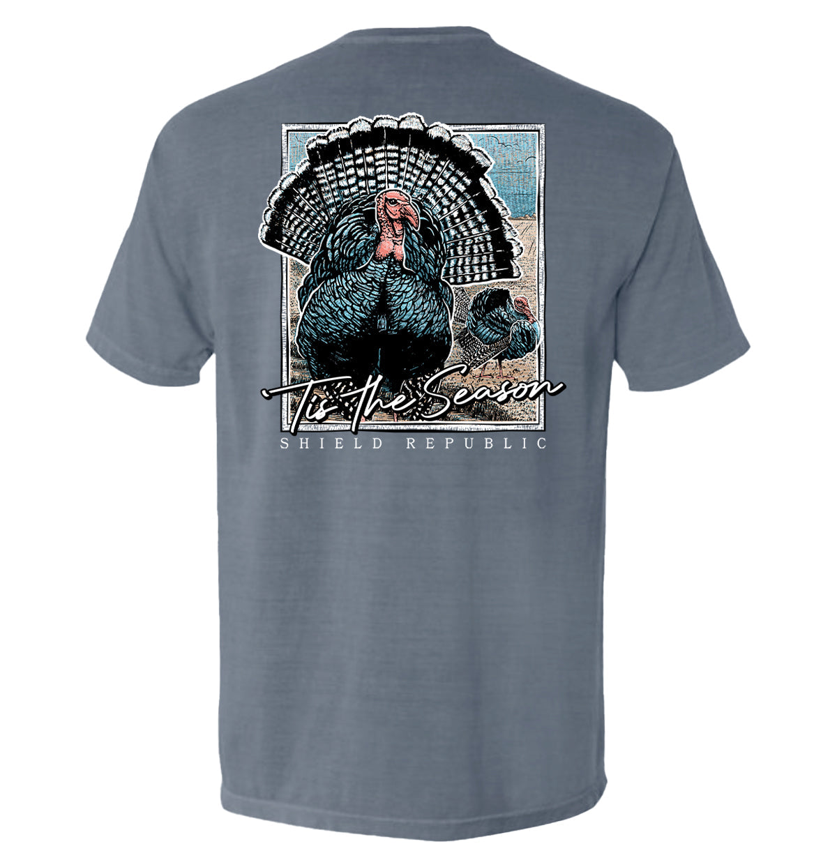 Tis the Season Turkey Shield Republic