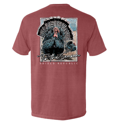Tis the Season Turkey Shield Republic