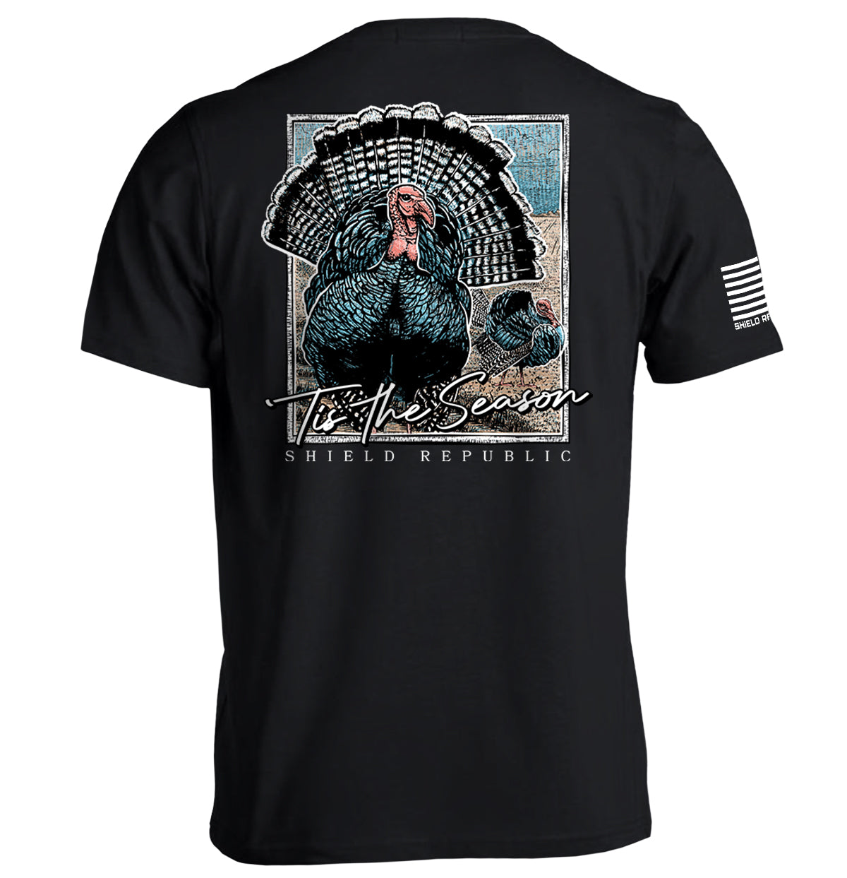 Tis the Season Turkey Shield Republic