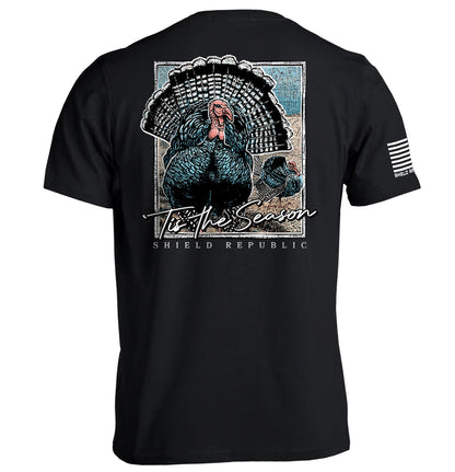 Tis the Season Turkey Shield Republic
