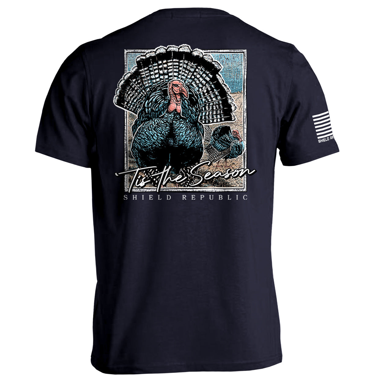 Tis the Season Turkey Shield Republic