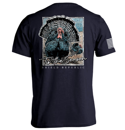 Tis the Season Turkey Shield Republic