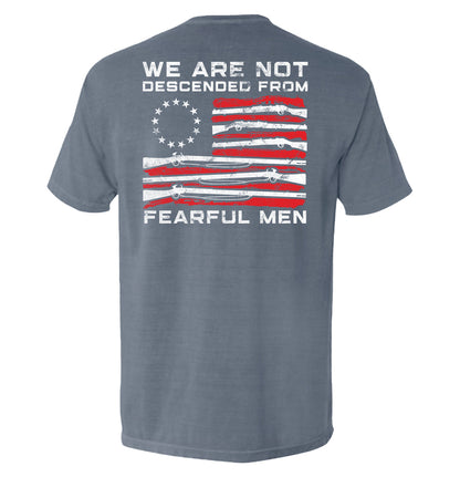 We Are Not Descended From Fearful Men Shield Republic