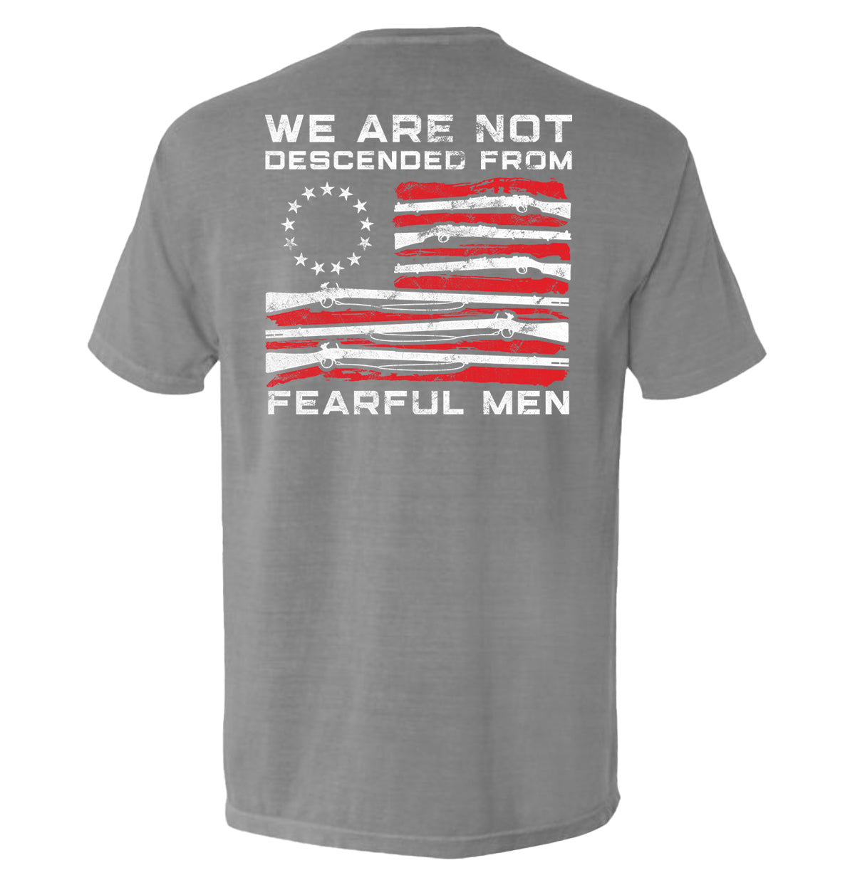 We Are Not Descended From Fearful Men Shield Republic