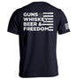 Guns Whiskey Beer and Freedom Shield Republic