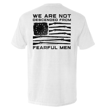 We Are Not Descended From Fearful Men Shield Republic