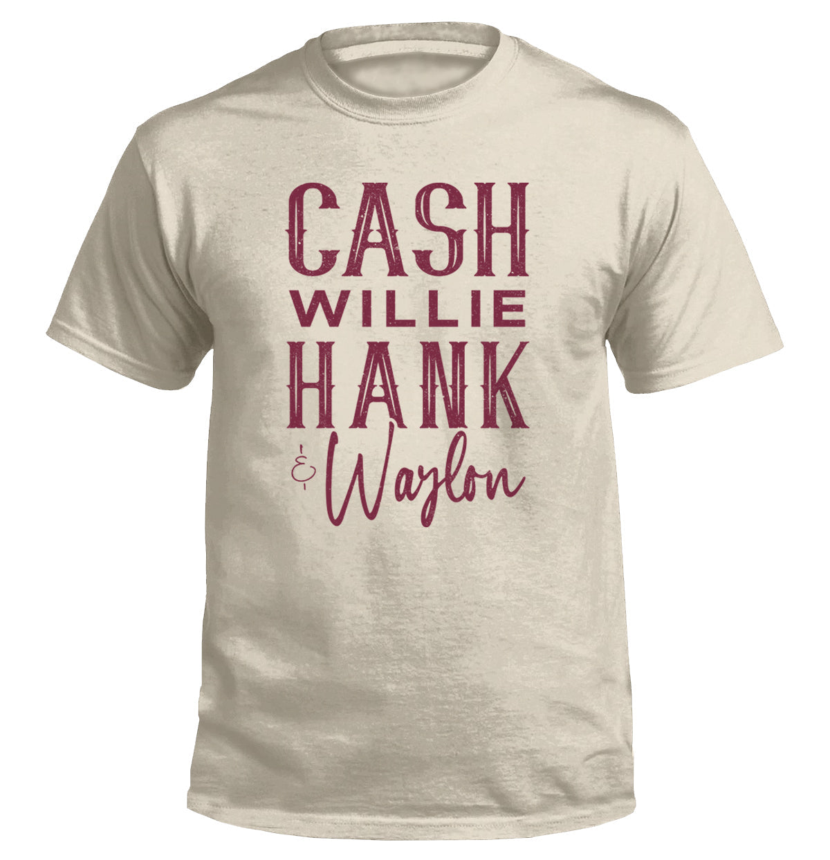 Cash Willie Hank & Waylon Shield Republic