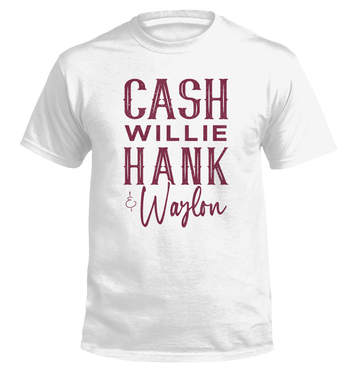 Cash Willie Hank & Waylon Shield Republic