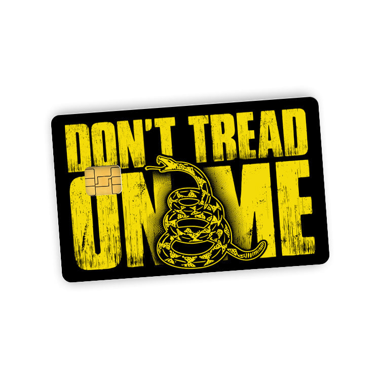 Don't Tread On Me Credit Card Skin Decal Shield Republic
