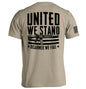 United We Stand Disarmed We Fall Shield Republic