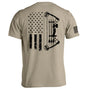 Compound Bow USA Flag Shield Republic