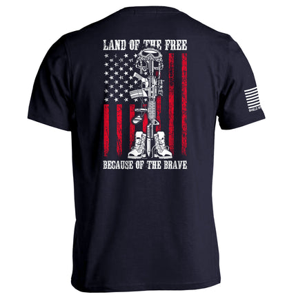 Land of the Free because of the Brave Shield Republic