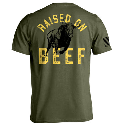 Raised On Beef Shield Republic