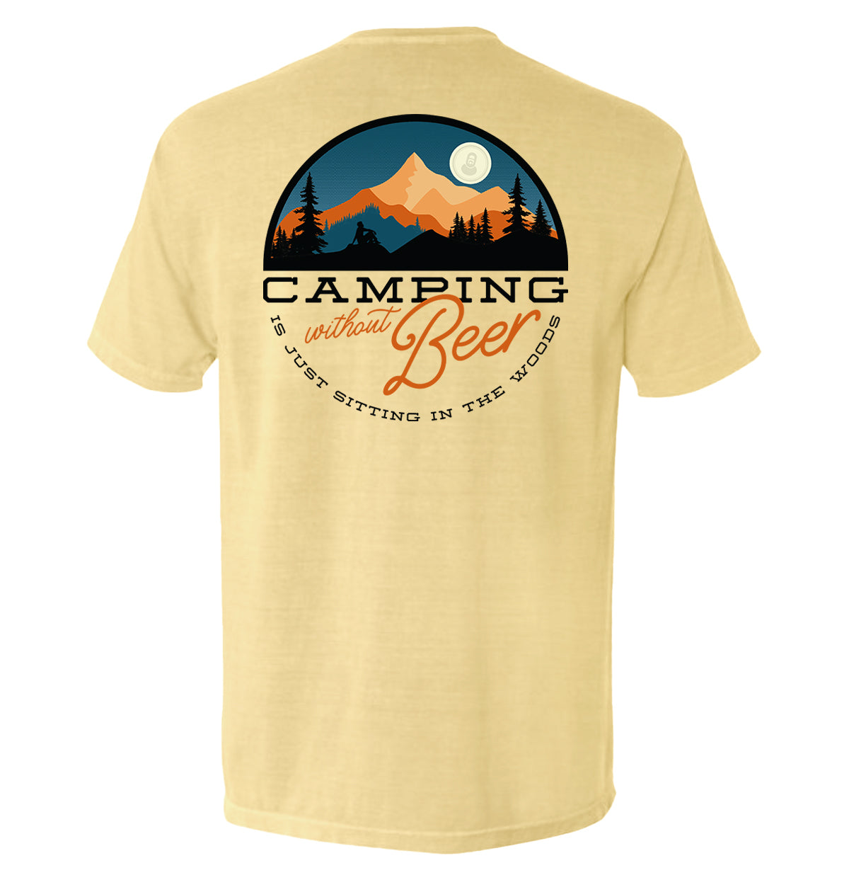 Camping Without Beer is Just Sitting in the Woods Shield Republic