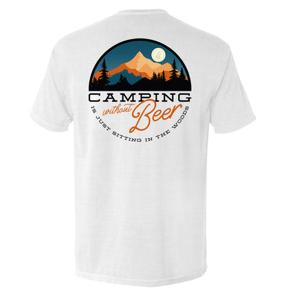 Camping Without Beer is Just Sitting in the Woods Shield Republic