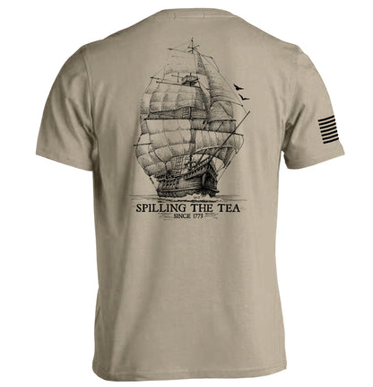 Spilling the Tea Since 1773 Shield Republic