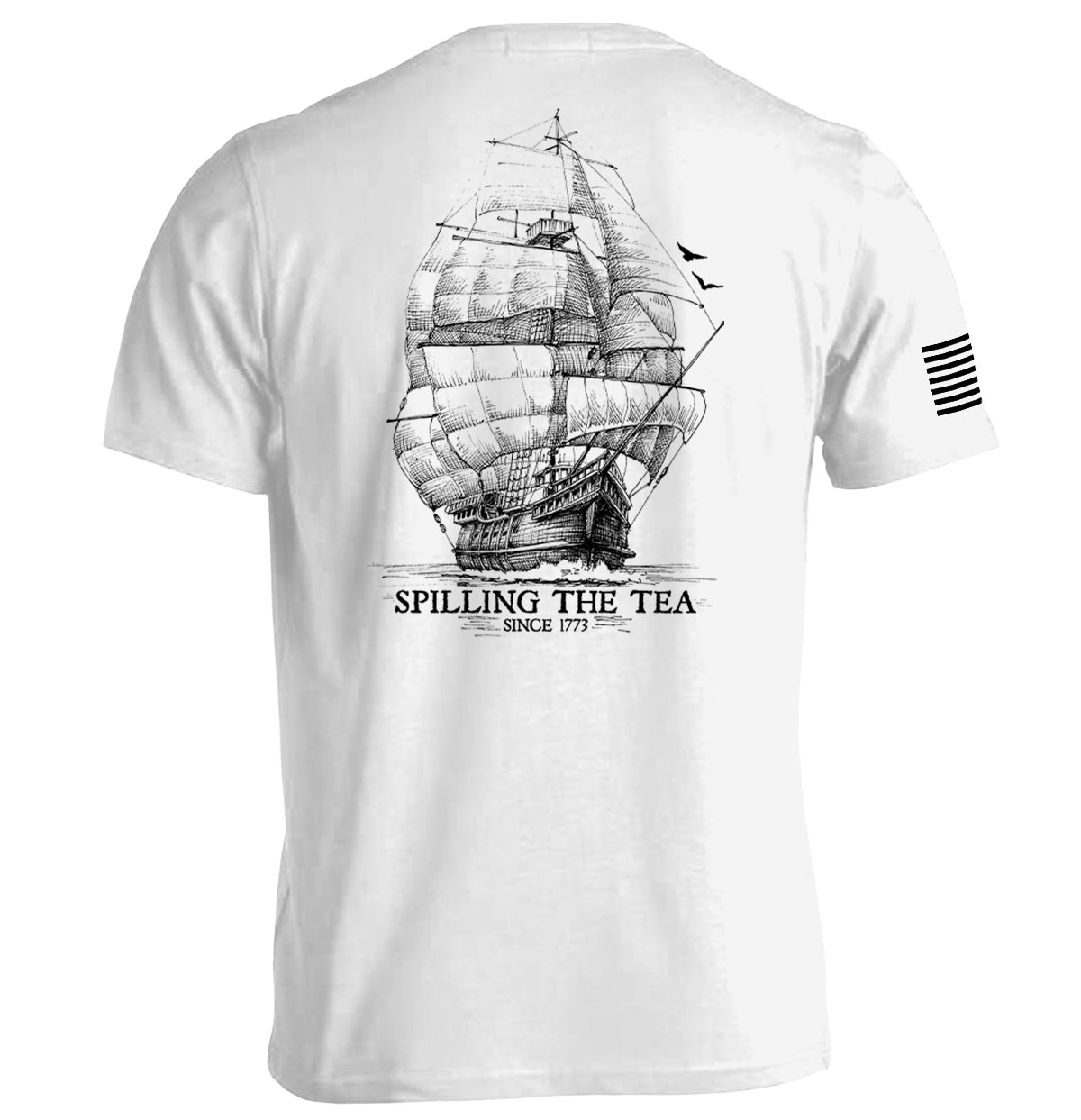 Spilling the Tea Since 1773 Shield Republic