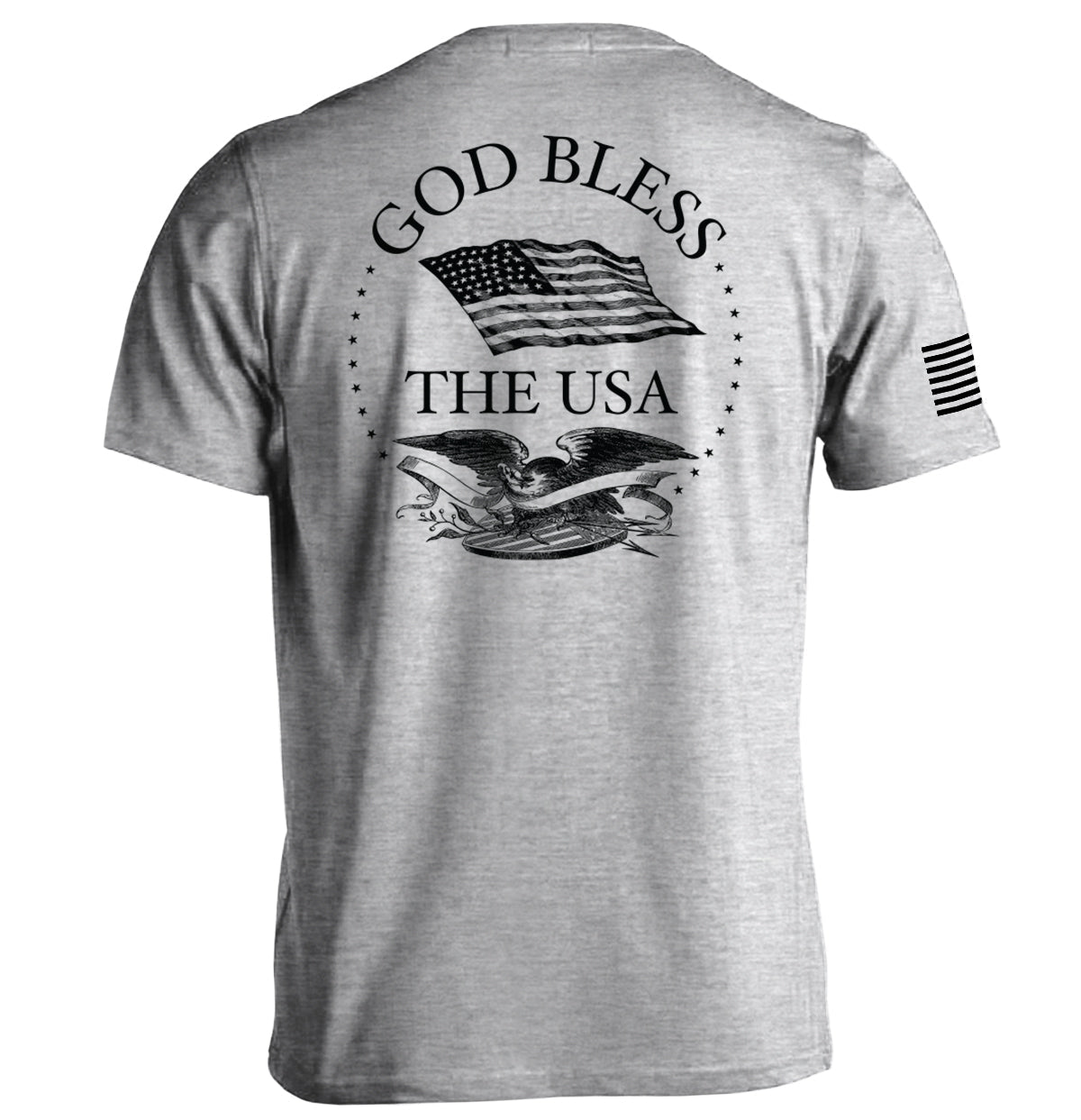 God Bless the USA Shield Republic
