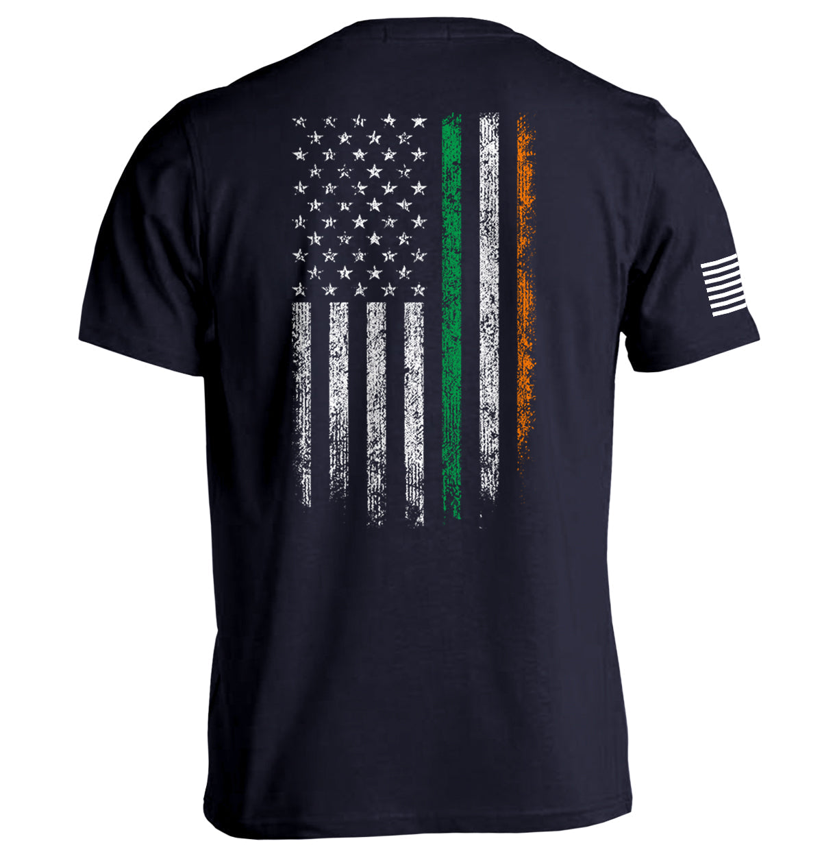 Irish American Flag Shield Republic