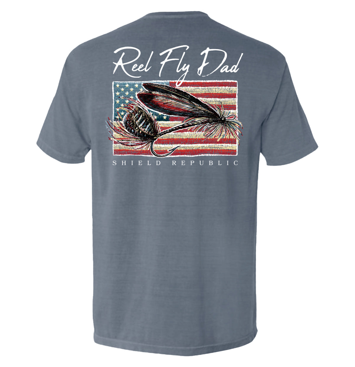 Reel Fly Dad Shield Republic