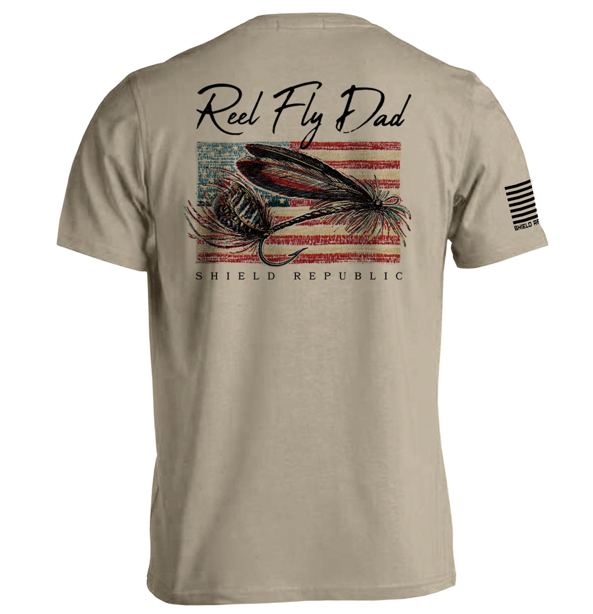 Reel Fly Dad Shield Republic