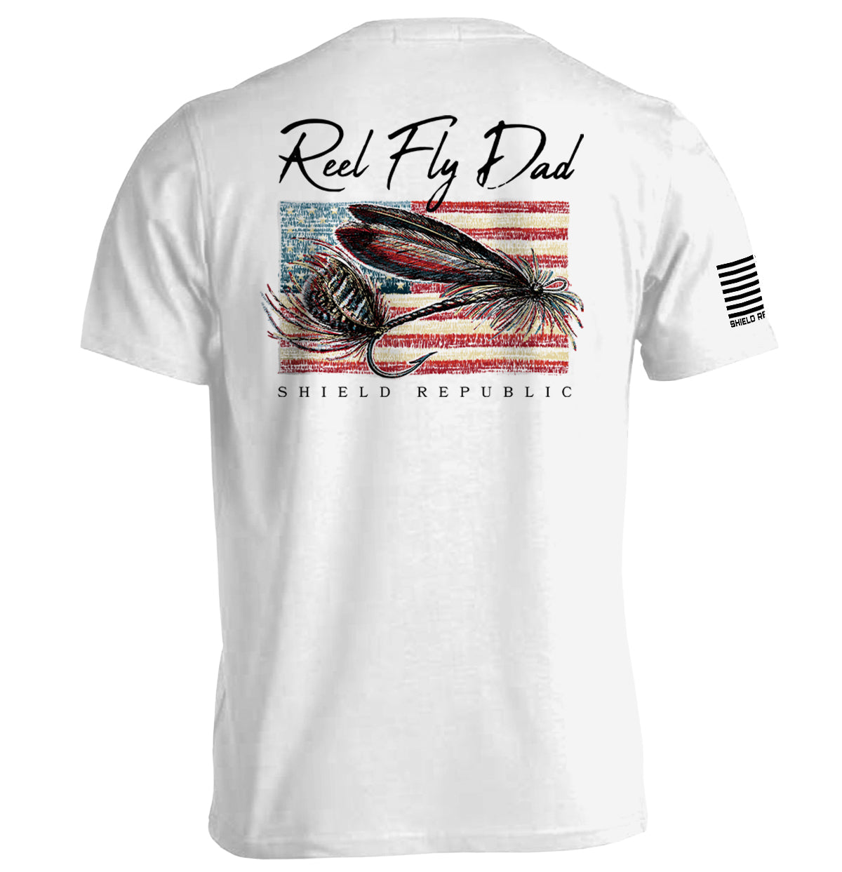 Reel Fly Dad Shield Republic