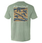All Faster than Dialing 911 Pocket Tee Shield Republic