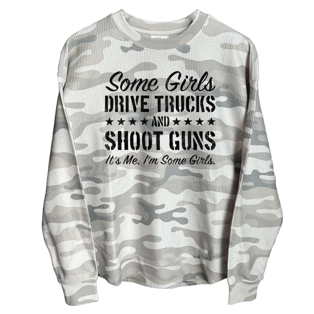 Some Girls Drive Trucks and Shoot Guns (Front) Corded Poncho Shield Republic