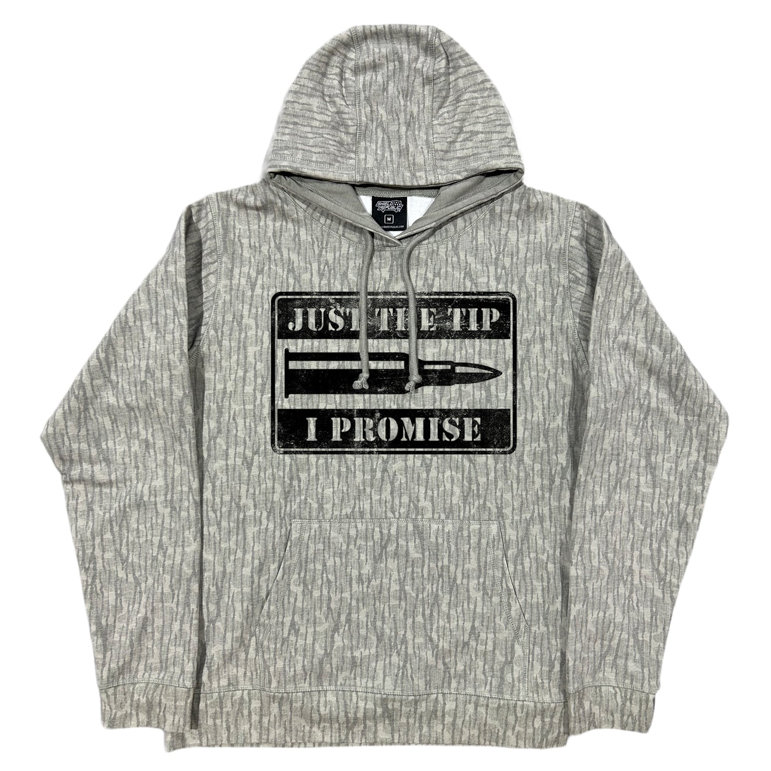 Just the Tip (Black) Lightweight Hoodie Shield Republic