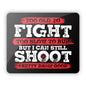 Too Old to Fight Too Slow to Run Aluminum Sign Shield Republic