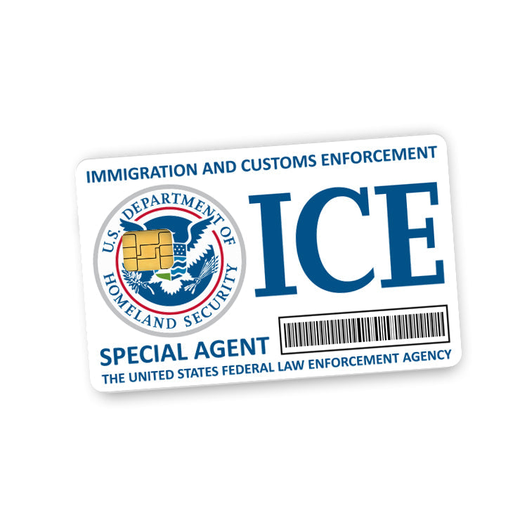 ICE Special Agent Credit Card Skin Decal Shield Republic