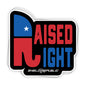 Raised Right Decal Shield Republic