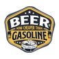 Beer Now Cheaper than Gasoline Decal Shield Republic