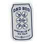 Dad Bod Beer Can Decal Shield Republic