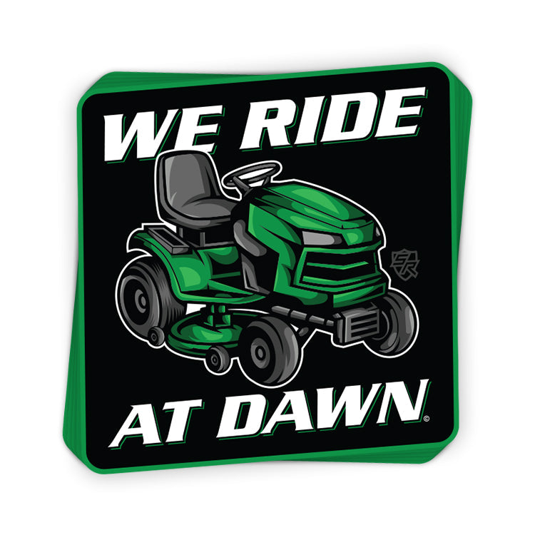 We Ride at Dawn Decal Shield Republic
