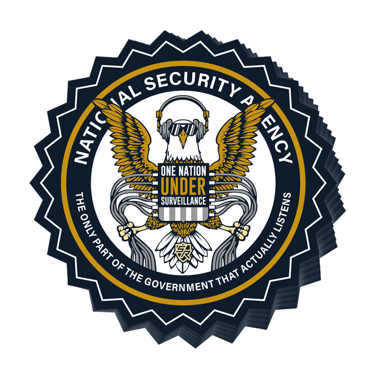 NSA The only part of the Government that actually listens Decal Shield Republic