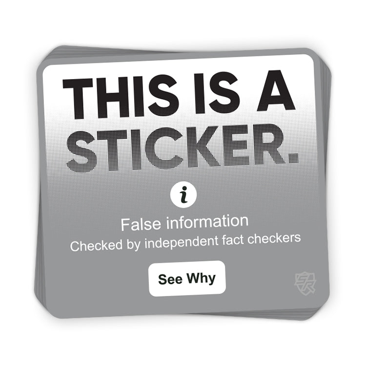 This Is A Sticker Decal Shield Republic
