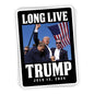 Long Live Trump Decal Shield Republic